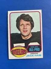 Jack Ham 1976 Topps AFC All-Pro #420 Vintage Pittsburgh Steelers