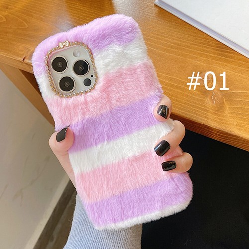 Fur Plush Case Soft Silicone Cover For 11 12 13 Pro Max XR 7 8 Plus XS Max - Picture 13 of 15