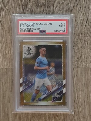 20-21シーズン　フォーデン 2020-21 Topps UCL Japan Edition Gold Refractor #34 Phil