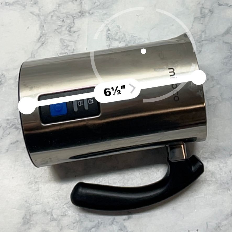 Miroco Milk Frother Electric Steamer Stainless Steel 8.1 oz part only