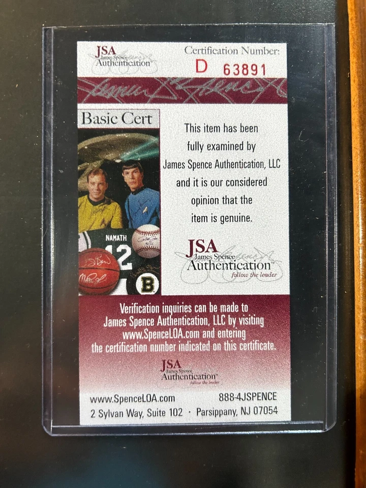 Bob Lemon - Framed 8x10 Autographed Photo with 1952 Bowman & 1958 Cards -JSA COA - Image 3 of 3