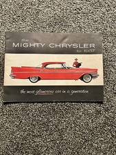 1957 Chrysler Original Sales Brochure New Yorker Saratoga Windsor Town & Country