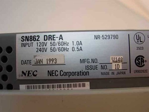 NEC SN862 DRE-A NEC Digital Remote Access Unit SN862 DRE-A - Vintage 1993 - 第 6/6 張圖片