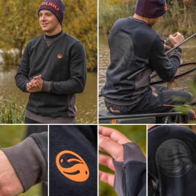 Guru Black Crew Neck Jumper  *PLUS FREE* Guru Symbol T-Shirt   *MEDIUM