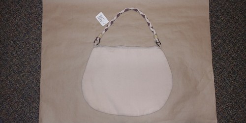 Cotton Hobo Handbag with Beautiful Bead Settings - Picture 6 of 6