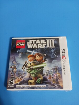 LEGO STAR WARS III 3 THE CLONE WARS NINTENDO 3DS BRAND NEW SEALED 