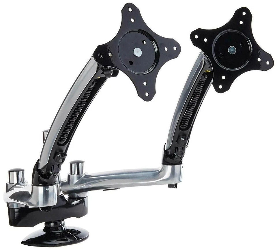 Peerless Dual Monitor Desktop Clamp Mount Arm for up to 29 inch Monitors VESA - Image 2 of 4