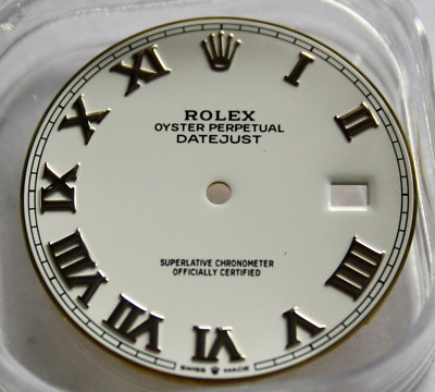 ROLEX DATEJUST 41 ZIFFERBLATT Weiß Römisch 126334 Cal. 3235 Dial ORIGINALWARE