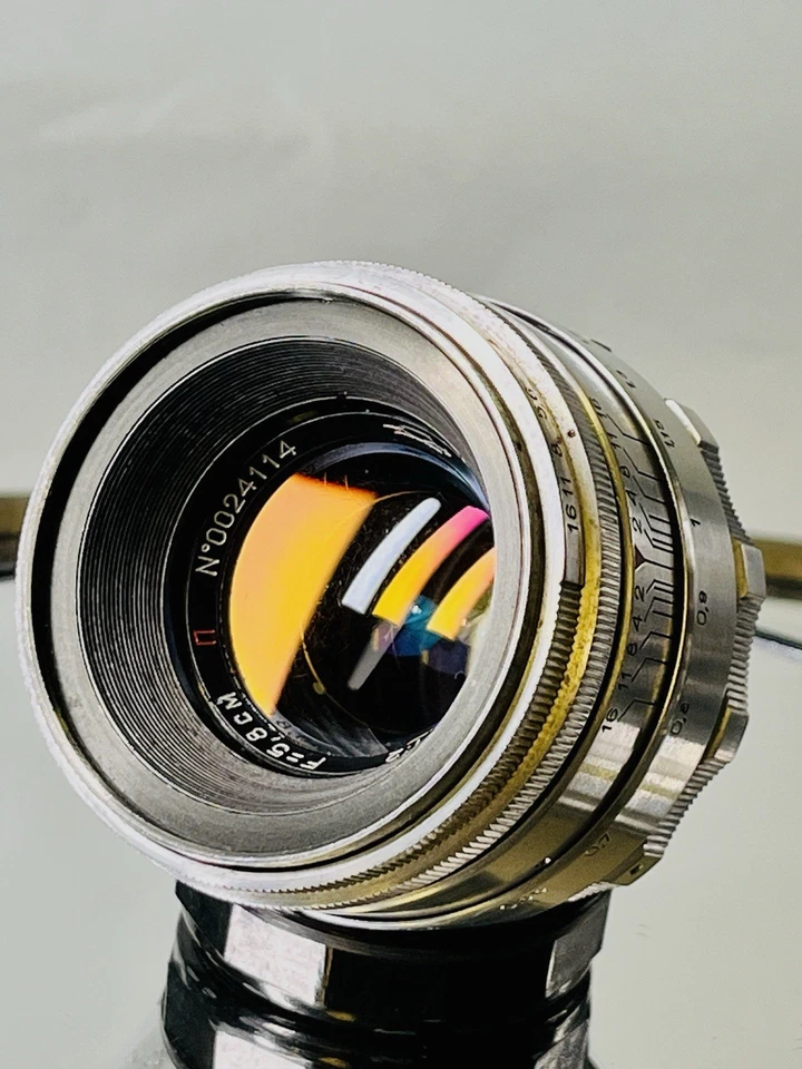 Helios 44 5.8cm f2 Red P M39 Early Batch. From The Very First 50 000 Ever Made - Imagen 3 de 4