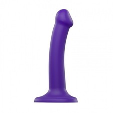 Strap-On-Me Bendable Dual Density Semi-Realistic Dildo Purple Small