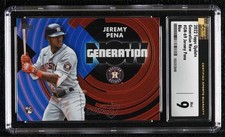 2022 Topps Update Generation Now Blue /600 Jeremy Pena Peña CSG 9 Mint 0a3