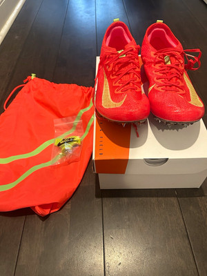 Nike Zoom Superfly Elite 2 Track & Field Spikes Bright Crimson Lime Blast