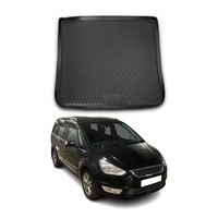 Kofferraummatte Kofferraumwanne FüR Ford Galaxy 2006-2024 Gummi TPE Schwarz