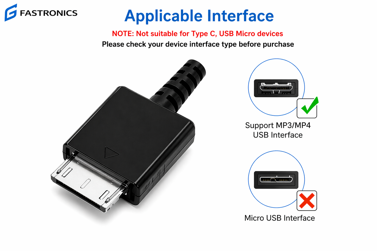 Cavo Di Carica E Sincronizzazione Dati USB Per Sony Walkman NWZ MP3 PLAYER Cavo Di Carica E Sincronizzazione Dati USB Per Sony Walkman NWZ MP3 PLAYER
