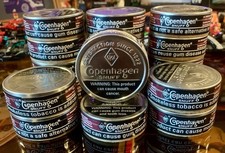 50 Empty Copenhagen Snuff Cans for Crafts, Jingle Dresses or Storage Containers