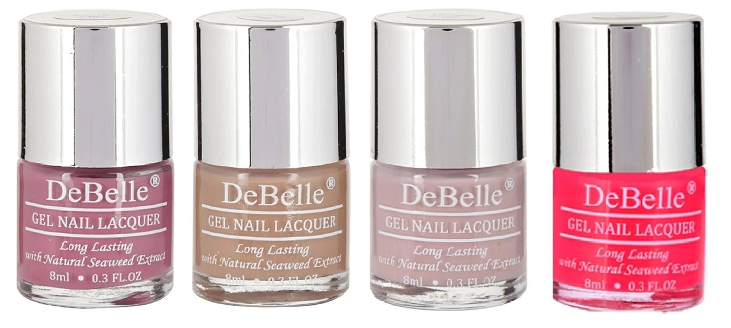 DeBelle Pastel Nail Polish Combo of 4, 32 ml (8 ml each)
Opens in a new window or tab