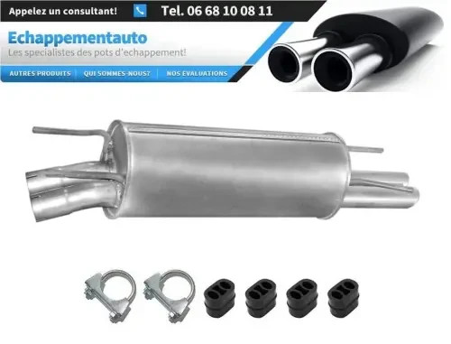Silencieux arrière pour Opel Omega B 3.0 V6 réduisant le bruit moteur de votre berline 1994-2001