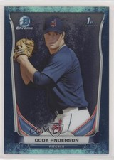 2014 Bowman Chrome Prospects Bubbles Refractor 93/99 Cody Anderson #BCP20 0c6