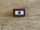 1917 Son In Service Lapel Pin Homefront Single Star Small Tiny WW1 Mother's Vtg