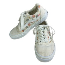 Vans Old Skool Sneakers Girls Missy Size 1 Desert Floral Print Light Wear/Marks