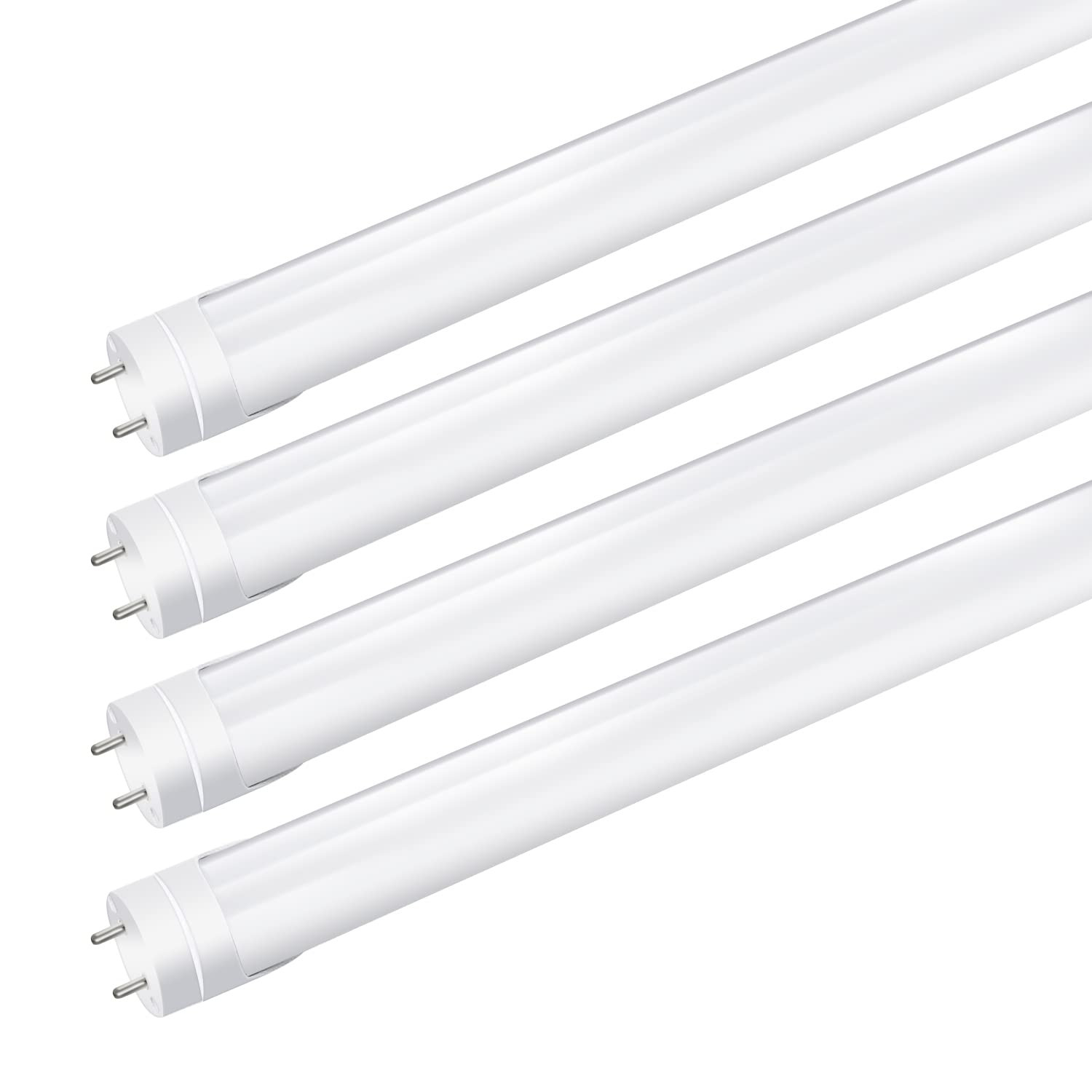 4FT LED T8 Tube Warm White 3000K-3500K Dual-End Ballast Bypass 200 Lumens