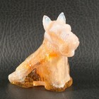 Boyd's Crystal Art Glass DUKE the SCOTTIE DOG #25 BRONZE SLAG 11-18-05 SIGNED — photo 1