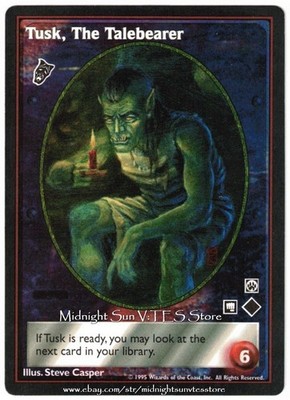 Tusk, The Talebearer Nosferatu Vampire: The Eternal Struggle V:TES VTES CCG