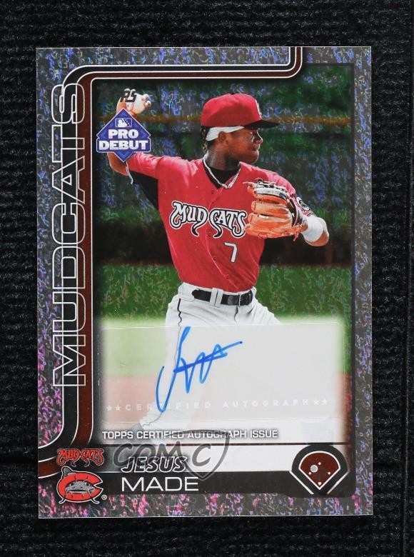 2025 Topps Pro Debut Sparkle Foil Auto 107/175 Jesus Made #PD-39