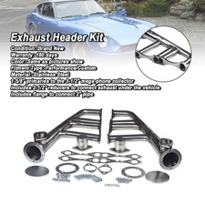 Exhaust Manifold Header 265-400 Fit Chevy Lake Style Sbc V8 Small Block