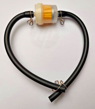 Produktbild - Benzinfilter mit Schlauch Spritfilter ATV Rasenmäher Moped Quad Motorrad Moped
