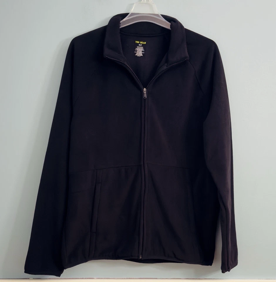 NUEVO CON ETIQUETAS Chaqueta de Vellón Tek Gear Bolsillos con Cremallera Completa Talla XL Alta Nueva Foto 2 de 4