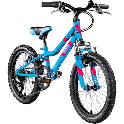 Galano GA20 18 Zoll Mountainbike 7 Gang Kinder Fahrrad MTB Blau 22 cm