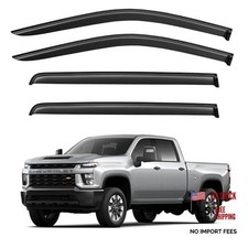 Window Visors Rain Guards for 2020-2026 silverado/sierra 2500HD/3500HD crew cab