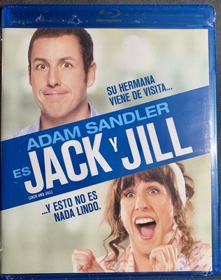 Jack and Jill (Blu-Ray 2012 Sony) Adam Sandler, Katie Holmes Comedy - Brand New 