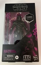 STAR WARS BLACK SERIES ELECTROSTAFF PURGE TROOPER NEW HASBRO MOC  FALLEN ORDER
