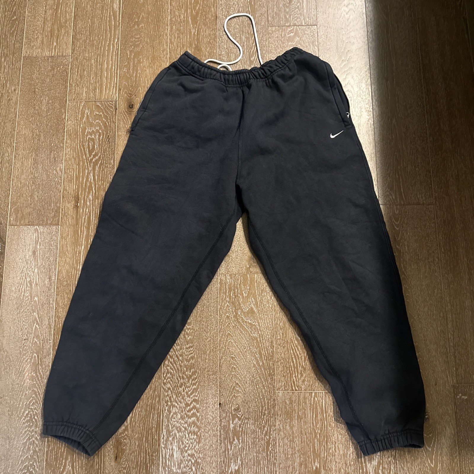 NEW Nike NRG Solo Swoosh Heavyweight Fleece Pants Black CW5460-010 Mens Size L