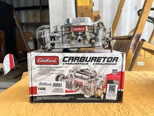 Edelbrock 4bbl Carburetor Performer 600cfm 1406 Polished - Needs Rebuild 1