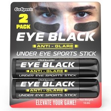GoSports Anti Glare Eye Black Sports Stick for 0.19 Ounce Pack of 2 ,