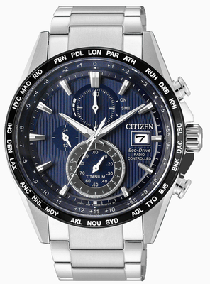 CITIZEN Men Eco-Drive Super Titanium Radio-Controlled Sapphire