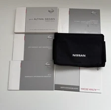 2013 Nissan Altima Owner’s Manual Set – OEM Factory Original with Case