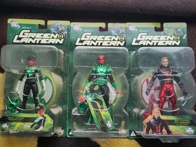 3x DC DIRECT GREEN LANTERN SERIES 4 GUY GADNER RED 5 SORANIK NATU & SINESTRO OVP