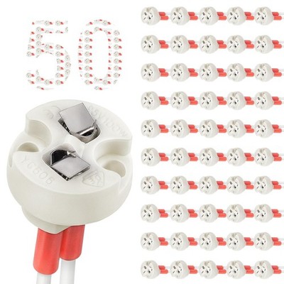 DiCUNO G4 GU5.3 Bi-Pin Ceramic Base Socket MR16 MR11 Halogen Incandescent LED Bu