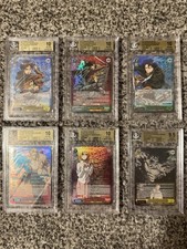 Weiss Schwarz Attack on Titan Vol.2 Foil BGS Graded Lot 6 Cards