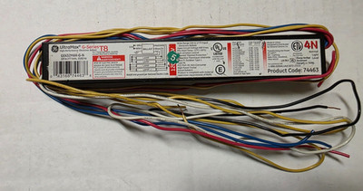 GE UltraMax G-Series GE432MAX-G-N T8 Ballast 120-277V 4-Lamp (74463)