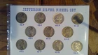 Jefferson Nickel War Time 30% Silver 11 Coin Set Circulated