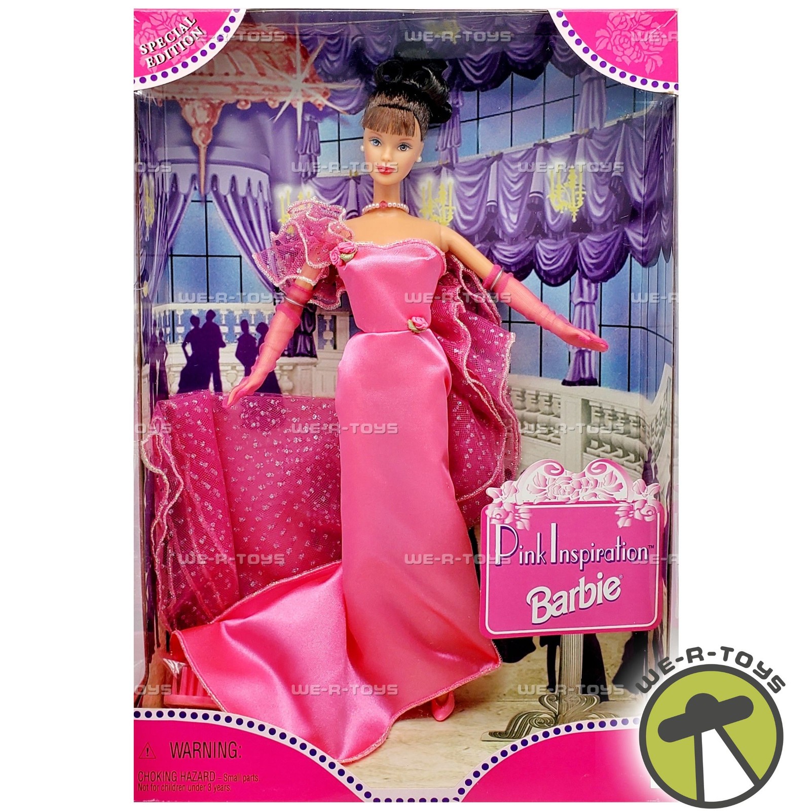 Pink Inspiration Barbie Doll Brunette Special Edition 1998 Mattel 21721 NEW