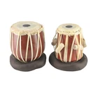 Tabla Set Childrens Kids Indian Wooden Drums with Cushions Musical Instrument