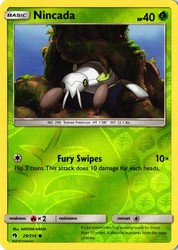 Nincada 29/214 Lost Thunder Reverse Holo Common