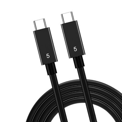 Fast USB C Cable for Thunderbolt5 Devices, 120Gbps Data Transfer, 16K Video