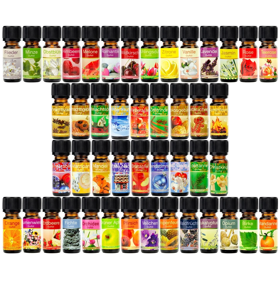 ELINA Duftöle Duftöl Aromaöle Aromaöl Raumduftöle in 46 verschiedenen Sorten zur Wahl